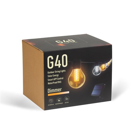 G40 11743 SMART SZOLÁR FÉNYFÜZÉR BLUETOOTH