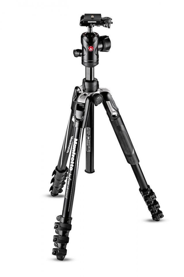 Manfrotto Befree Advanced alu travel állvány + gömbfej (MKBFRLA4BK-BH)