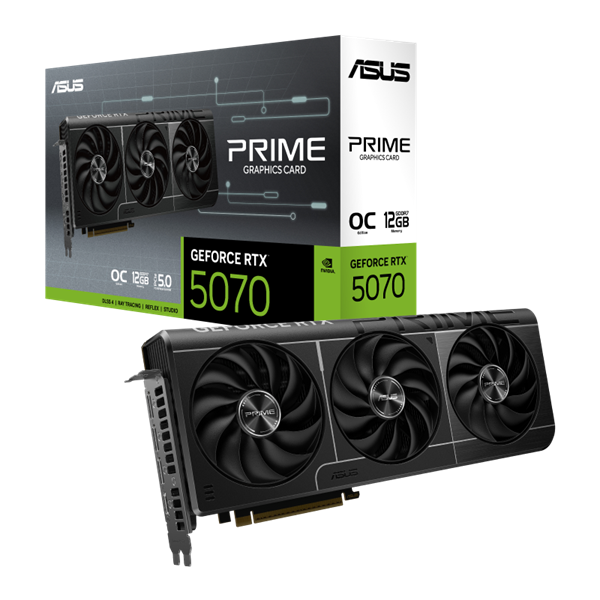 Asus nVidia PRIME-RTX5070-O12G  12288MB GDDR7 192bit 1xHDMI  3xDP Videokártya 