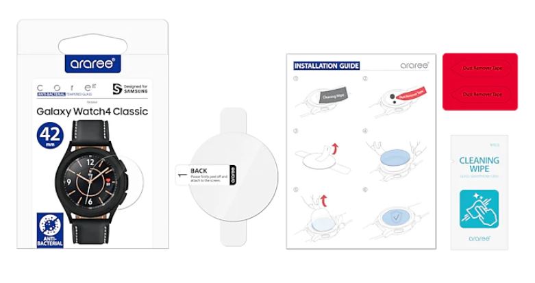 Samsung KDLab Subcore Galaxy Watch4 Classic 42mm edzett üveg kijelzővédő (GP-TTR880KDATW) Samsung KDLab Subcore Galaxy Watch4 Classic 42mm edzett üveg kijelzővédő (GP-TTR880KDATW)