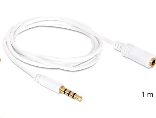 Delock 84480 sztereo Jack 3.5 mm apa / anya 1m Delock 84480 sztereo Jack 3.5 mm apa / anya 1m