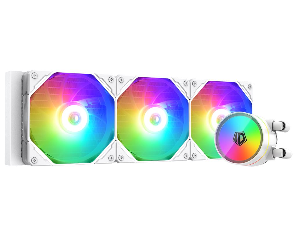 ID-Cooling ZOOMFLOW 360 XT V2 WHITE univerzális CPU vízhűtés fehér