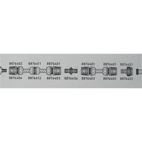 Extol Premium 8876491 Locsoló alap szett  3/4" tömlőhöz 