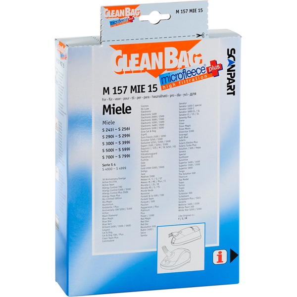 Scanpart 2682226157 porzsák M 157 MIE 15 - Miele S 300-500-700