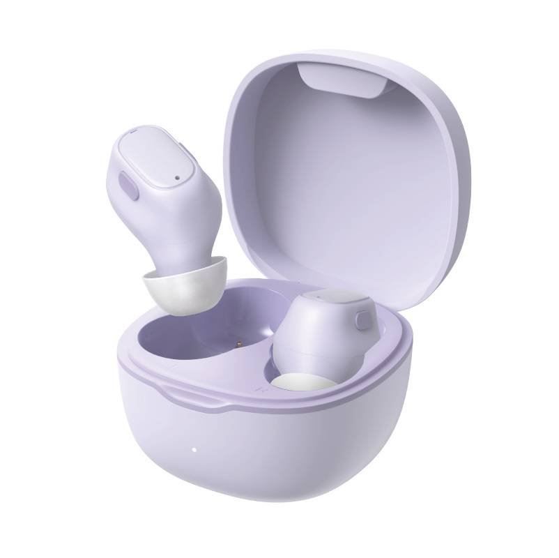 Baseus Encok WM01 TWS Bluetooth fülhallgató lila (NGWM01-05)