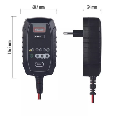 Emos N1015 AUTÓ AKKUMULÁTOR TÖLTŐ 6/12V 0,8A