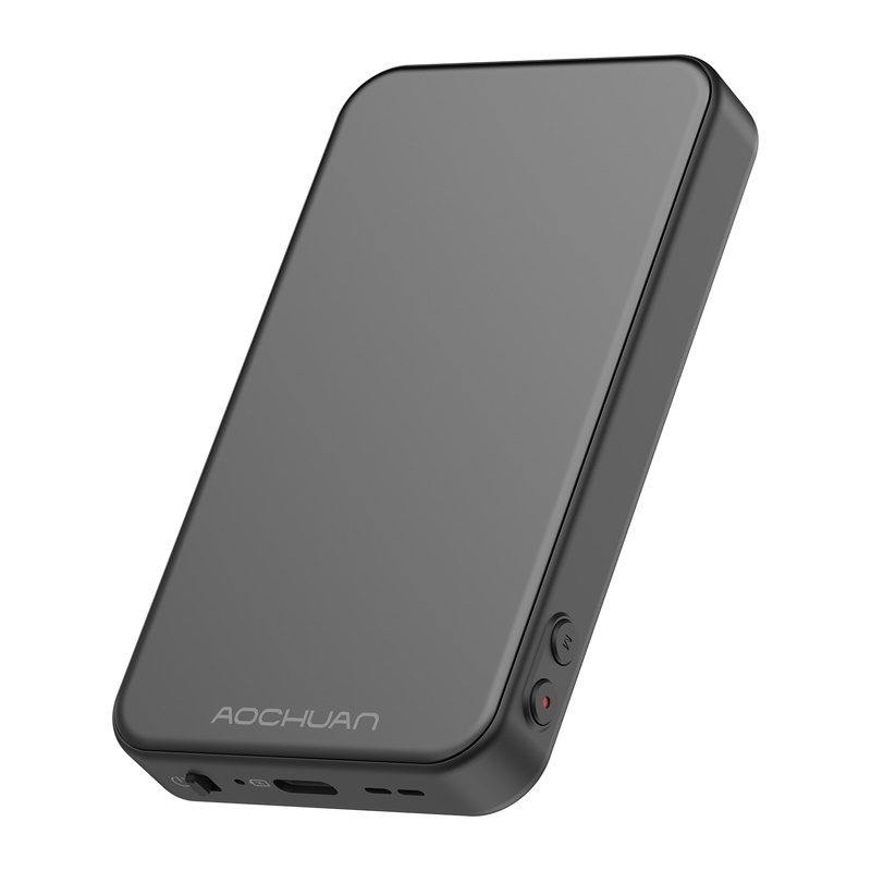 AOCHUAN S3 stabilizátor kiegészítő kijelzővel (fekete)