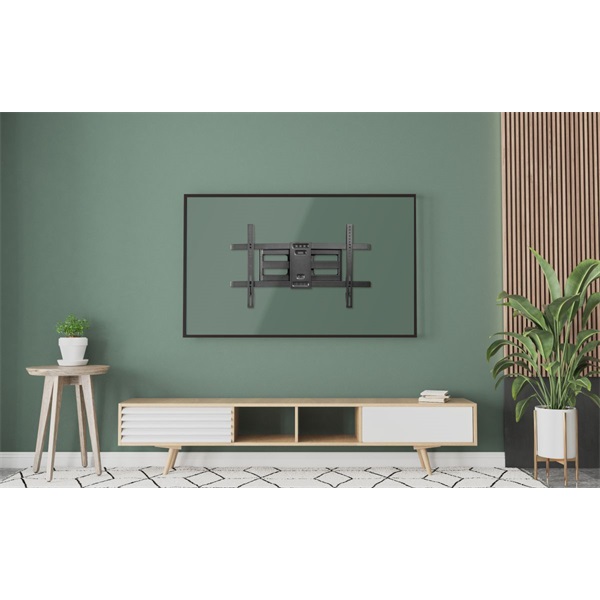 Equip  650335  37"-80" Max.: 60kg dönthető forgatható TV Fali konzol Fekete 
