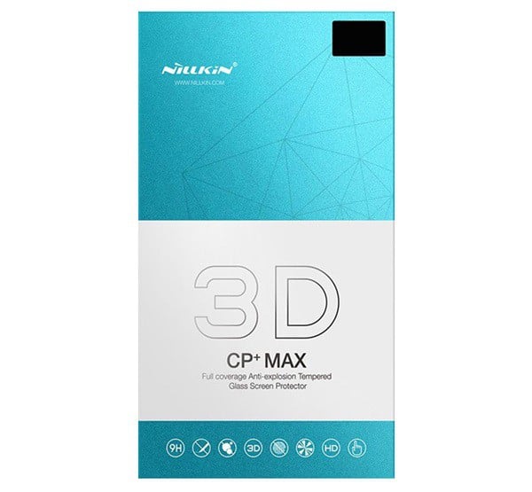NILLKIN CP+MAX képernyővédő üveg (3D, full cover, íves, karcálló, UV szűrés, 0.33mm, 9H) FEKETE [Xiaomi MI 10 Pro 5G]