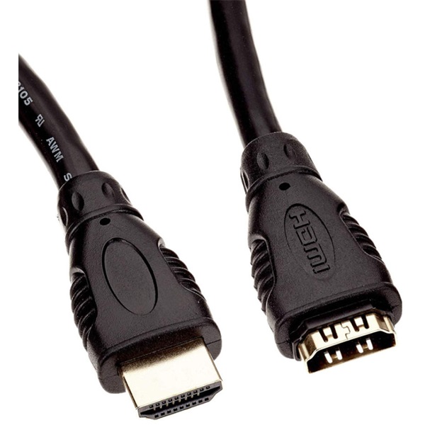 PremiumCord kábel HDMI - HDMI hosszabbító, 4K@30Hz, 10Gb/s M/F, 2m, fekete (KPHDMF2) PremiumCord kábel HDMI - HDMI hosszabbító, 4K@30Hz, 10Gb/s M/F, 2m, fekete (KPHDMF2)