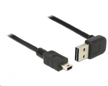 Delock 85184 EASY-USB A 2.0 ívelt felfelé / lefelé > USB 2.0 mini-B kábel, 0.5 m Delock 85184 EASY-USB A 2.0 ívelt felfelé / lefelé > USB 2.0 mini-B kábel, 0.5 m