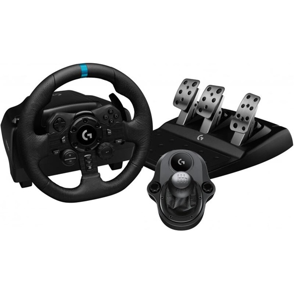 LOGITECH Játékvezérlő G923 Trueforce Kormány PS4/PS5/PC + Driving Force Váltó