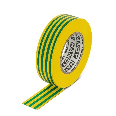 Handy szigetelőszalag 19mm x 20m zöld-sárga (11097X)