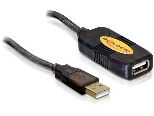 Delock DL82308 aktív USB 2.0 hosszabbító 5 m Delock DL82308 aktív USB 2.0 hosszabbító 5 m