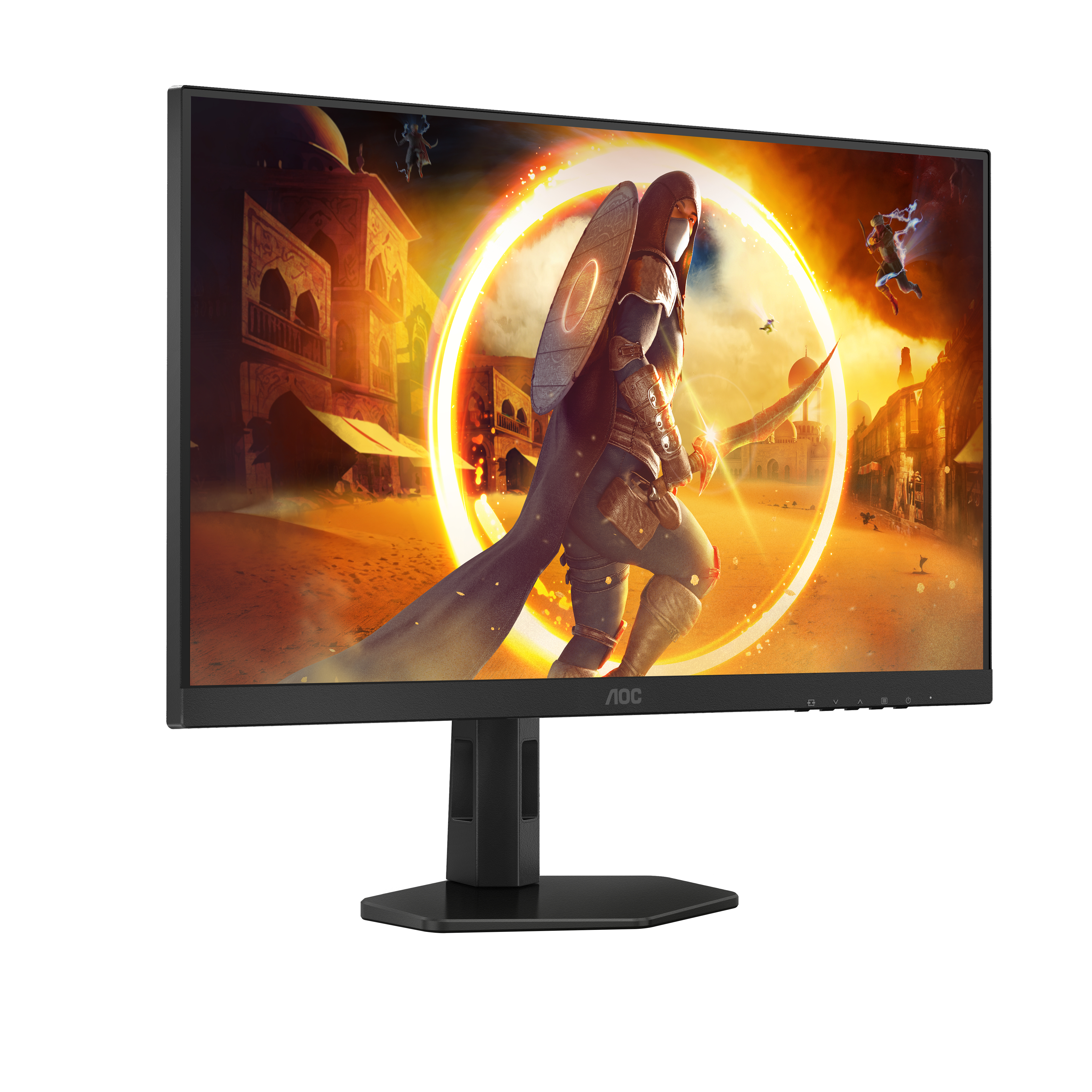 AOC 27" Q27G4XF Monitor - 2560x1440, QHD, LED, IPS, 180Hz, 0,5ms, FreeSync, Pivot, Gamer, Fekete