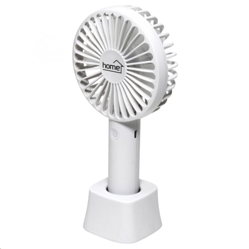 Somogyi HF 9/WH kézi, tölthető ventilátor, 9cm, fehér