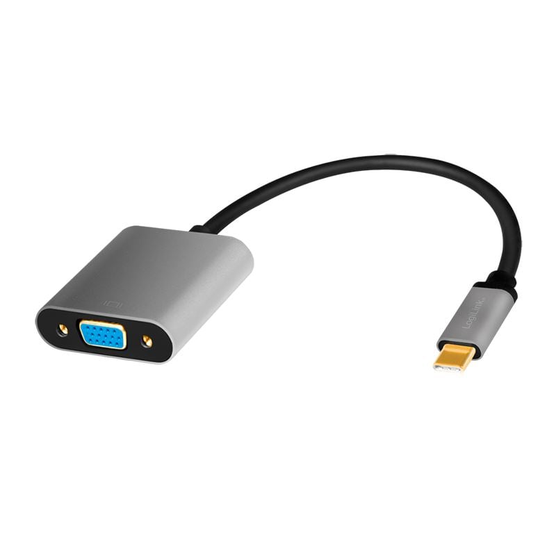 Logilink USB 3.2 Gen1 Type-C adapter, C/M --> VGA 0,15 m (CUA0104) Logilink USB 3.2 Gen1 Type-C adapter, C/M --> VGA 0,15 m (CUA0104)