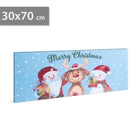 Family Christmas 58464 LED FALI KÉP 70 X 30 CM Family Christmas 58464 LED FALI KÉP 70 X 30 CM