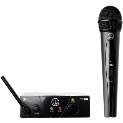 Mini vokálkészlet, AKG WMS 40, ISM 3, 864 MHz, 65 - 20 000 Hz, 100 m, 30 felett h