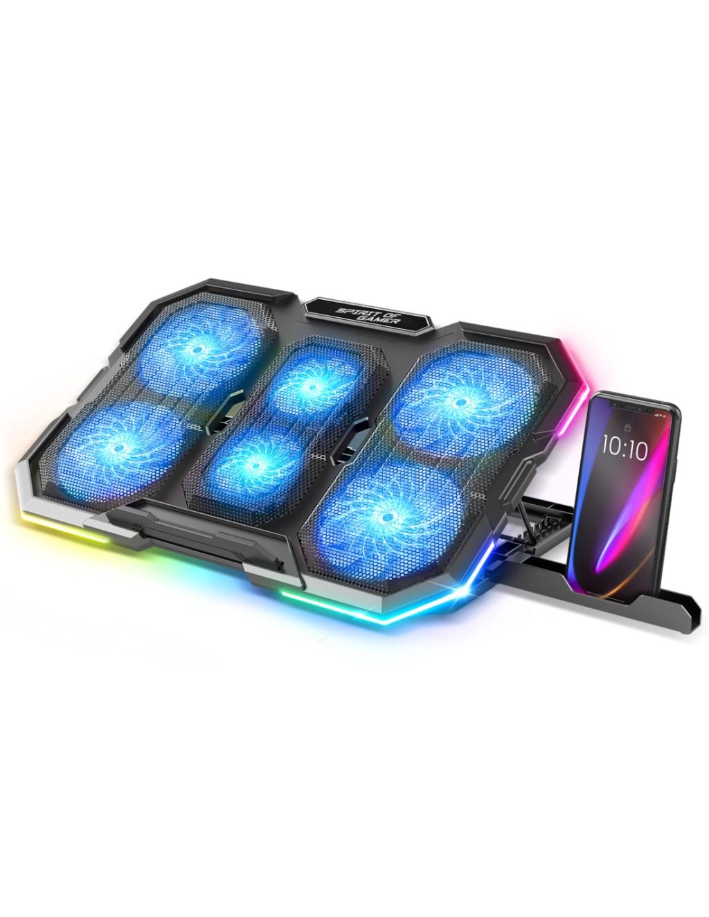 Spirit Of Gamer AirBlade 700 RGB 17" notebook hűtőpad (SOG-VE700RGB) Spirit Of Gamer AirBlade 700 RGB 17" notebook hűtőpad (SOG-VE700RGB)