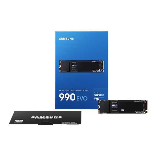 SAMSUNG 990 EVO PCIe 4.0 x4 / 5.0 x2 NVMe M.2 SSD 1TB