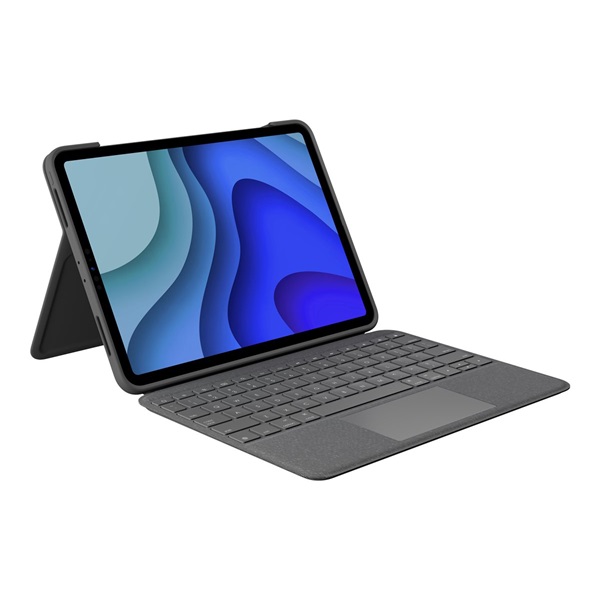 LOGITECH Billentyűzet - Folio Touch Ipad Air (4th gen.) Oxfordi szürke, UK LOGITECH Billentyűzet - Folio Touch Ipad Air (4th gen.) Oxfordi szürke, UK