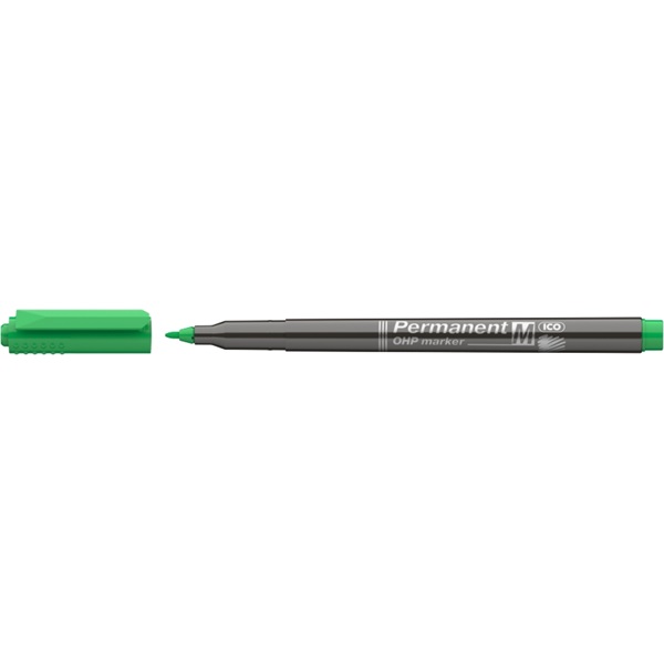 ICO OHP M 1-1,5mm zöld permanent marker