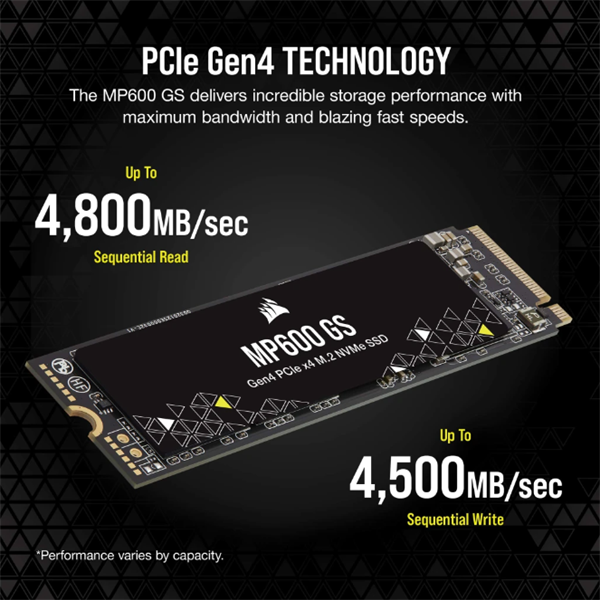 Corsair 1TB M.2 2280 NVMe MP600 GS