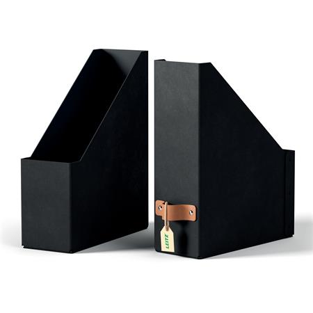 Leitz Iratpapucs, karton, 100 mm,  "Puro", fekete (E24710095)