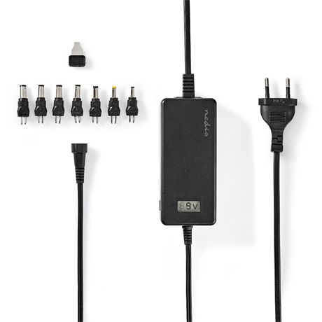 Nedis univerzális notebook adapter 36W 5-24V 2,4-3A 7fej (ACPA105)