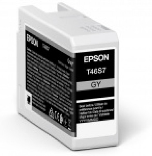 Epson T46S7 Tintapatron Szürke 25ml Eredeti