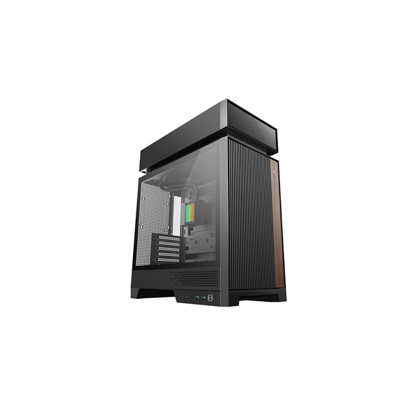 DEEPCOOL  ATX CL6600 Vízhűtéssel Tápegység nélkül Üvegfalú  Számítógépház Fekete