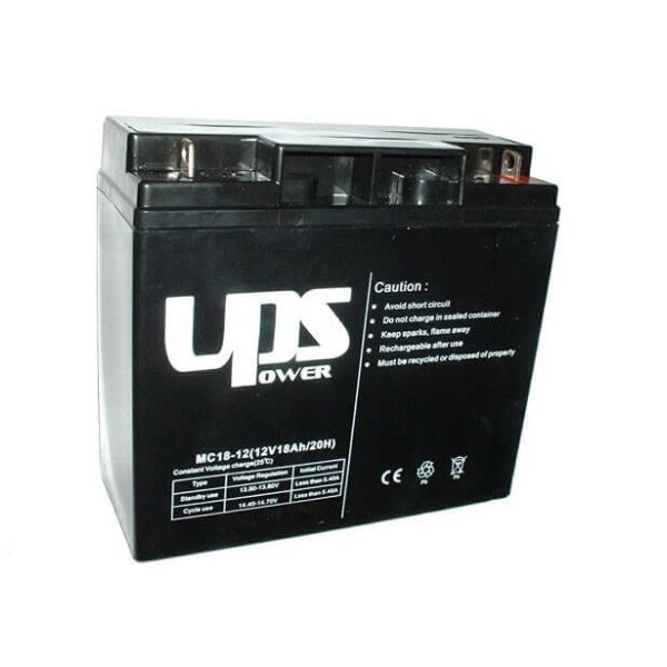UPS Power zselés ólomsavas gondozásmentes akkumulátor 12V 18 000mAh 181x167x76mm (MC18-12) UPS Power zselés ólomsavas gondozásmentes akkumulátor 12V 18 000mAh 181x167x76mm (MC18-12)
