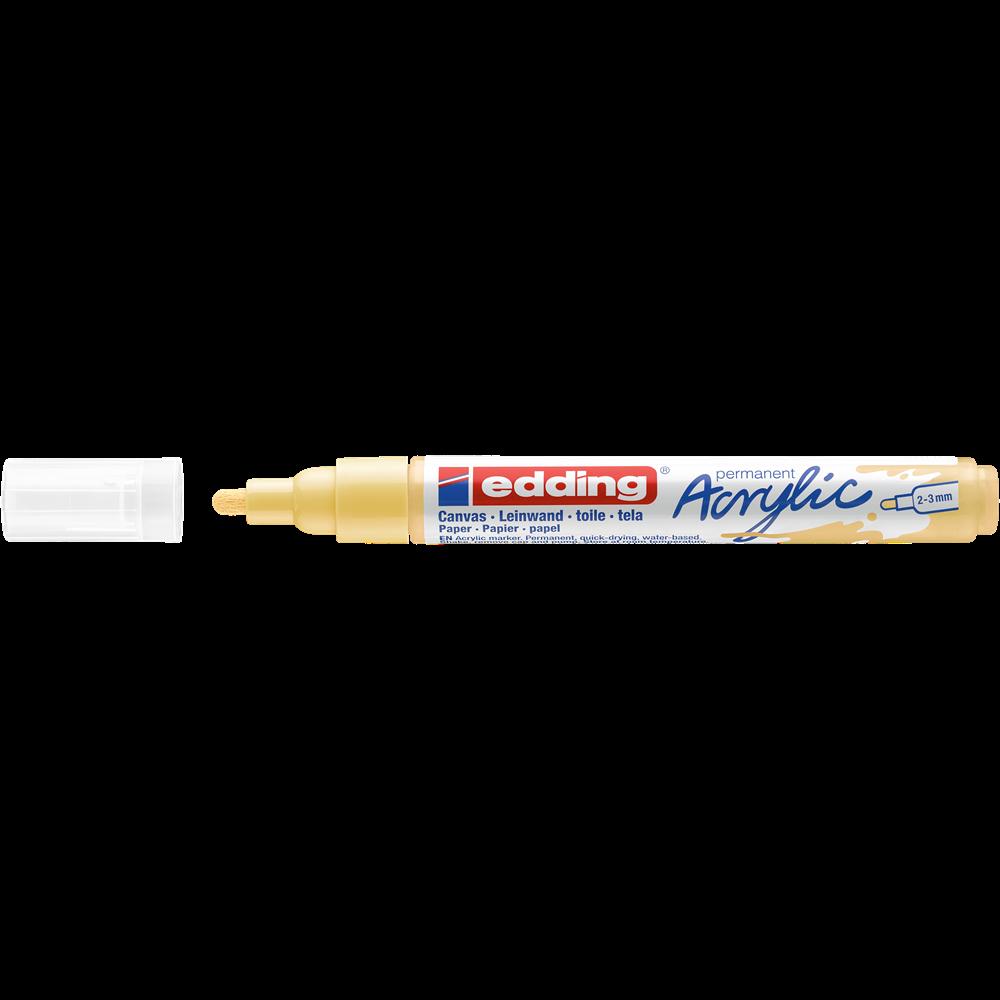 Edding 5100 Akril marker 2-3mm, pasztell sárga (7580245013)