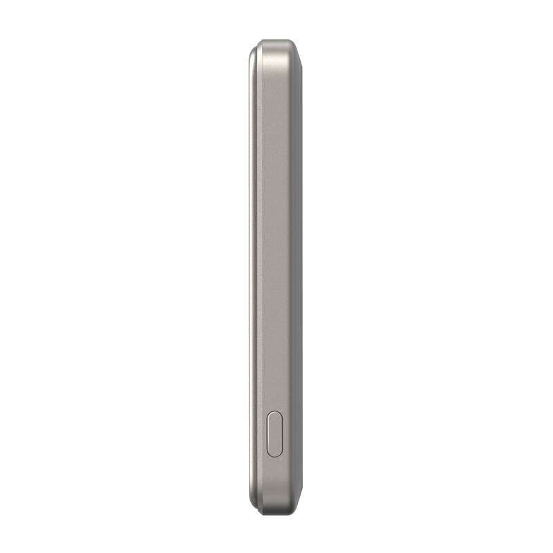ESR Qi2 MagSlim 5000 mAh mágneses powerbank állvánnyal Homok 