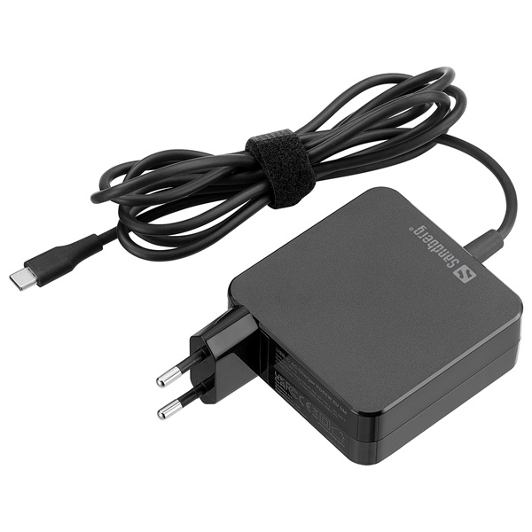 Sandberg USB-C AC Charger PD65W EU 2M Univerzális Töltő adapter Sandberg USB-C AC Charger PD65W EU 2M Univerzális Töltő adapter