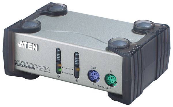 ATEN KVM Switch 2PC PS/2 + kábel  (CS82A)
