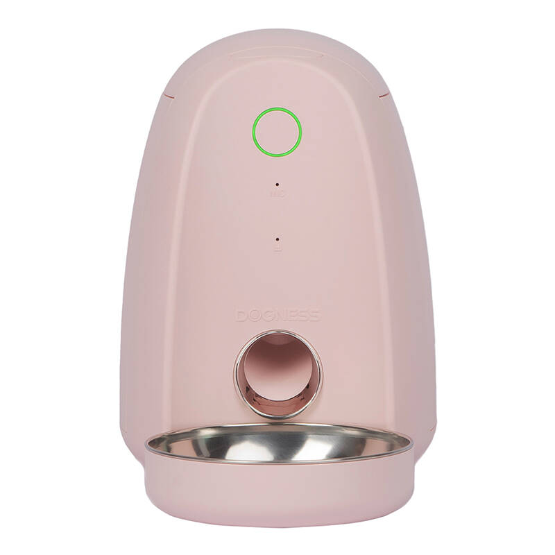 Smart food dispenser with plastic bowl WIFI mini Dogness  Pink Smart food dispenser with plastic bowl WIFI mini Dogness  Pink