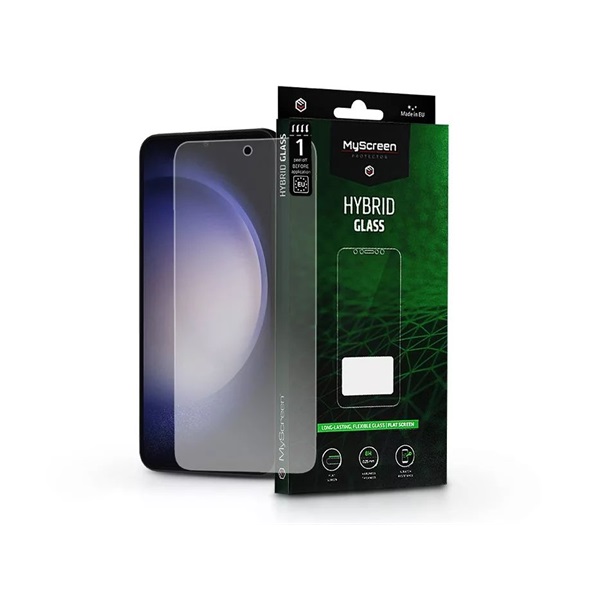 MSP LA-2295 Samsung Galaxy S22+/S23+Hybrid Glass rugalmas üveg kijelzővédő fólia MSP LA-2295 Samsung Galaxy S22+/S23+Hybrid Glass rugalmas üveg kijelzővédő fólia