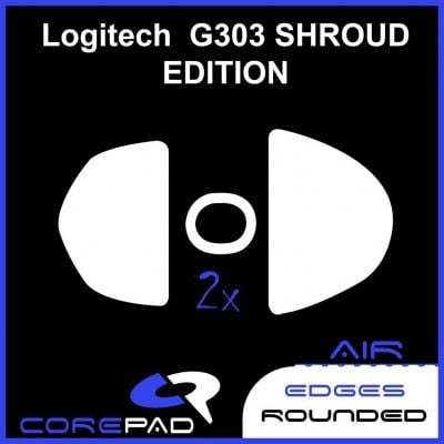 Corepad Skatez AIR 611 Logitech G303 Shroud Edition egértalp (CSA6110)