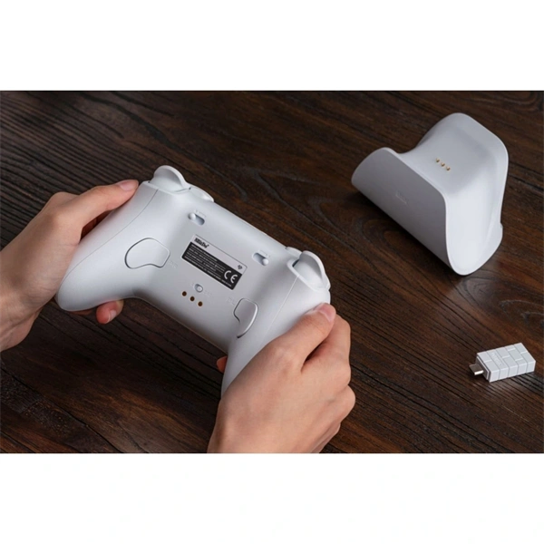 8BitDo Ultimate 2 Nintendo Switch / Switch 2 / PC Hall-Effect vezeték nélküli kontroller Fehér
