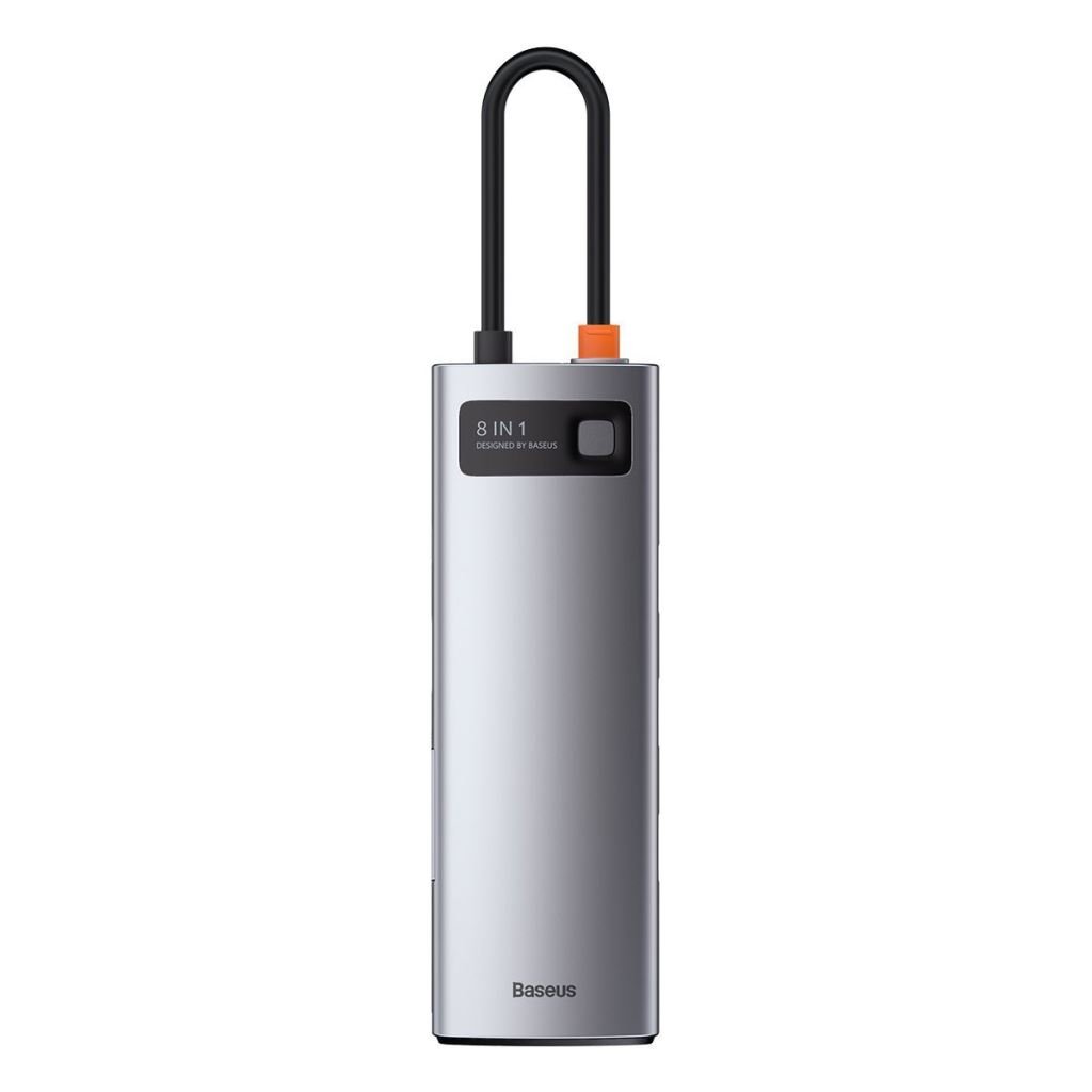 Baseus Metal Gleam Series 8 az 1-ben multifunkciónális USB-C hub (CAHUB-CV0G) Baseus Metal Gleam Series 8 az 1-ben multifunkciónális USB-C hub (CAHUB-CV0G)