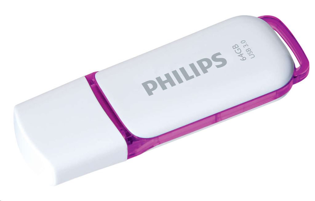 Pen Drive 64GB Philips Snow Edition USB 3.0 fehér-lila (FM64FD75B / PH668213 / PH635985) Pen Drive 64GB Philips Snow Edition USB 3.0 fehér-lila (FM64FD75B / PH668213 / PH635985)