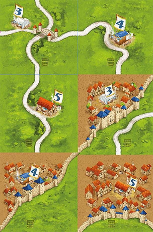 Hans im Glück Carcassonne - Die Bader Carcassonne német nyelvű társasjáték Hans im Glück Carcassonne - Die Bader Carcassonne német nyelvű társasjáték
