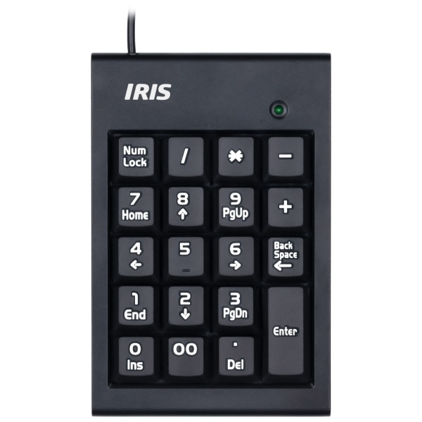 IRIS B-15 numerikus billentyűzet fekete IRIS B-15 numerikus billentyűzet fekete