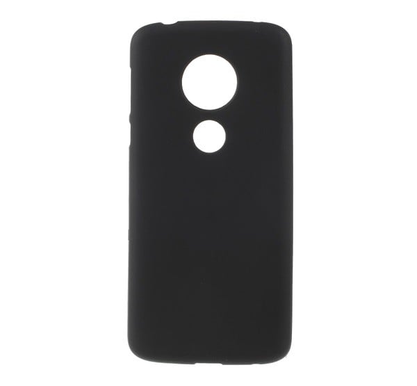 Szilikon telefonvédő (matt) FEKETE [Motorola Moto E5 (XT1944)]