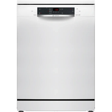 Bosch SMS25AW10F fehér, szabadonálló, programok száma:5, 12 terítékes mosogatógép
