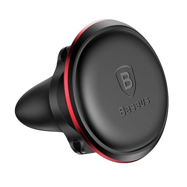 Baseus C40141201913-00 univerzális fekete/piros szellőzőrácsba illeszthető mágneses telefontartó Baseus C40141201913-00 univerzális fekete/piros szellőzőrácsba illeszthető mágneses telefontartó