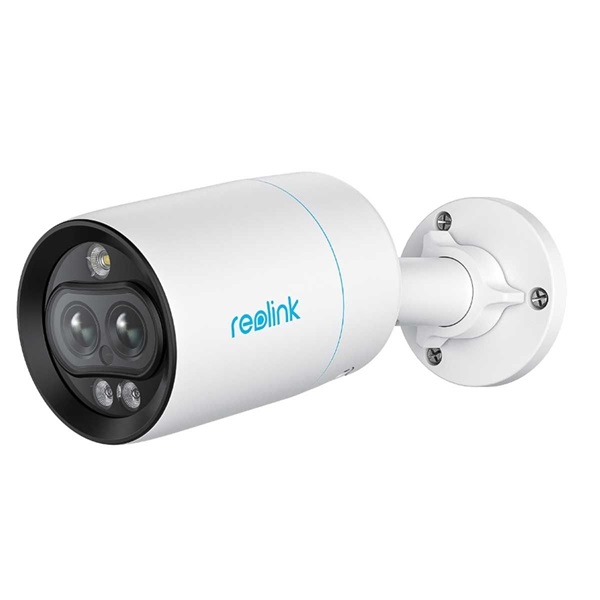Reolink P330M 8MP H265 2,8 és 8mm IR30m+fehérfény kétirányú hang PoE dual-lencsés csőkamera