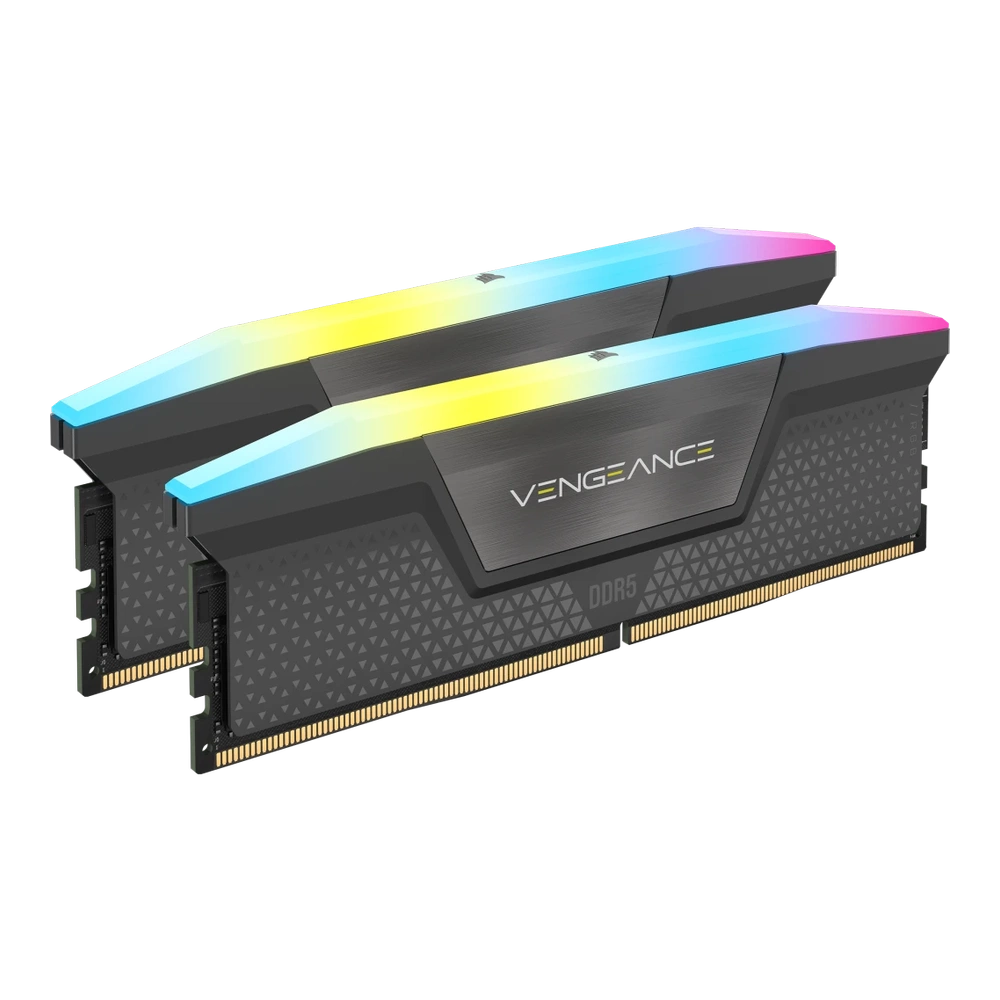 CORSAIR Vengeance RGB DDR5 6000MHz CL30 64GB Kit2 AMD Expo Memória
